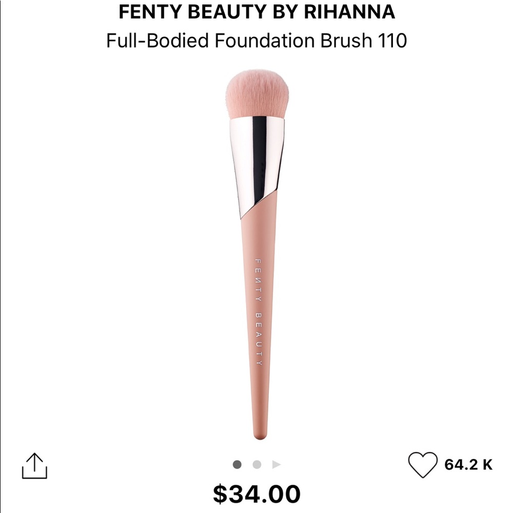 USED Fenty 110 Foundation Brush
